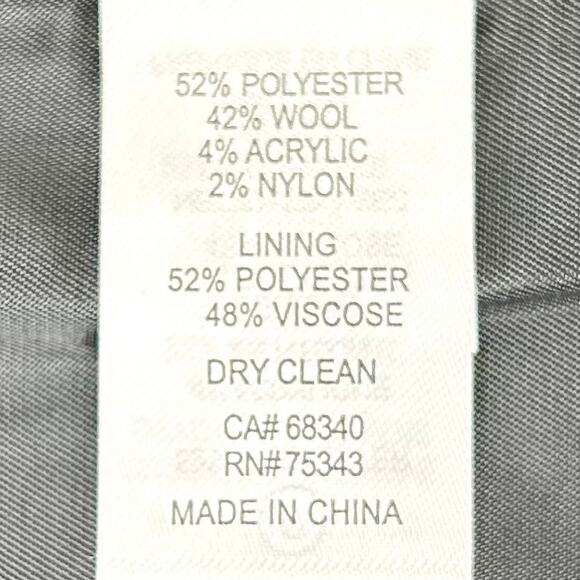 Joie Herringbone Plaid Brown Wool Academia Preppy Button Front Mini Skirt - Picture 7 of 7